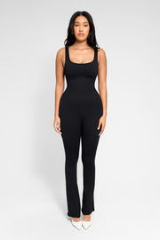 Boujee Flare Leg Jumper-BLACK