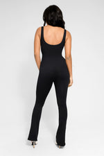 Boujee Flare Leg Jumper-BLACK