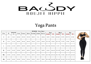Bawdy Yoga Pants BLACK